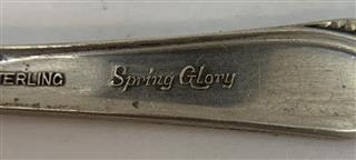 Vintage 1942 Sterling Silver International Spring Glory Baby Spoon No Mono 19.3G